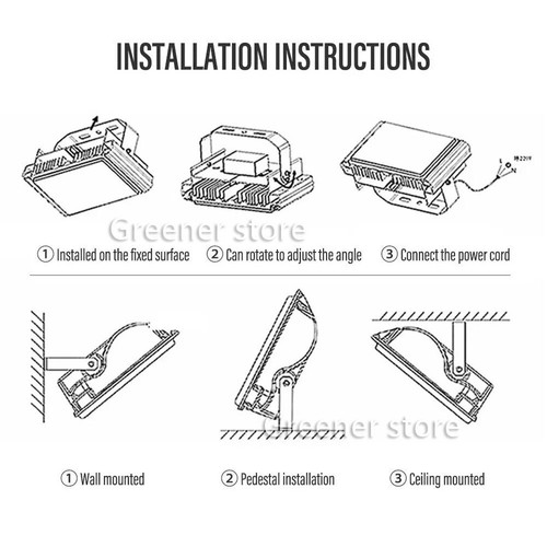 Smart RGB Flood Light LED Wifi Bluetooth Spotlight Outdoor Garden Lighting IP66 - Picture 14 of 22