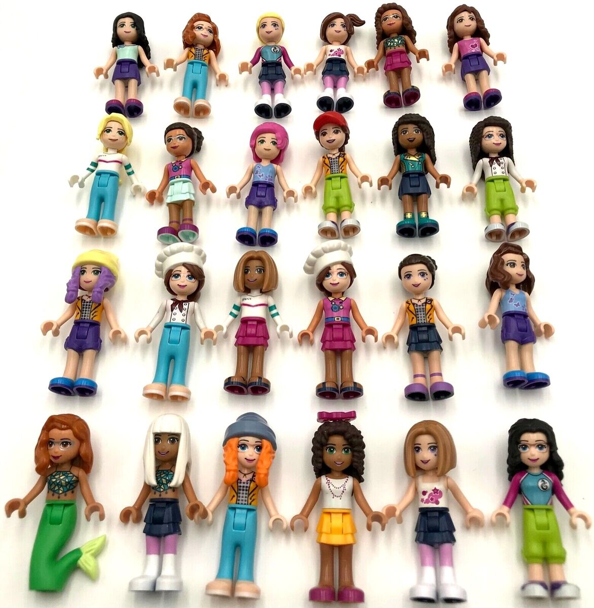 Lego New Friends Girl Female Women Minifigures Doll Figure Town ...