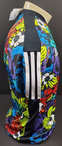Adidas Tiro Flower Jersey, Black/White/Multicolor, Size S - Picture 5 of 12