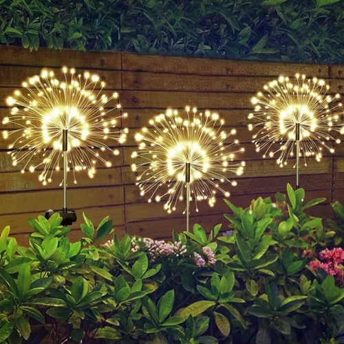 200LED Outdoor Solar Firework Lights Garden Decor Waterproof Path Christmas Lamp - Picture 14 of 16