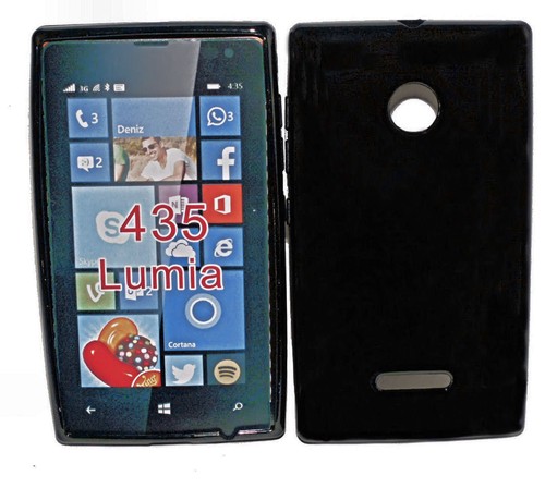 Funda oscura de silicona TPU para móvil negra para modelos de Microsoft - Imagen 12 de 13