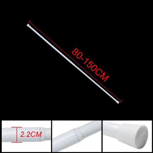 Spring Loaded Extendable Telescopic Net Voile Tension Curtain Rail Pole Net Rods - Picture 14 of 15