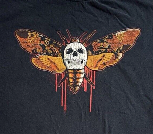 vintage the silence of the lambs dr hannibal lecter horror movie tee - Picture 2 of 9
