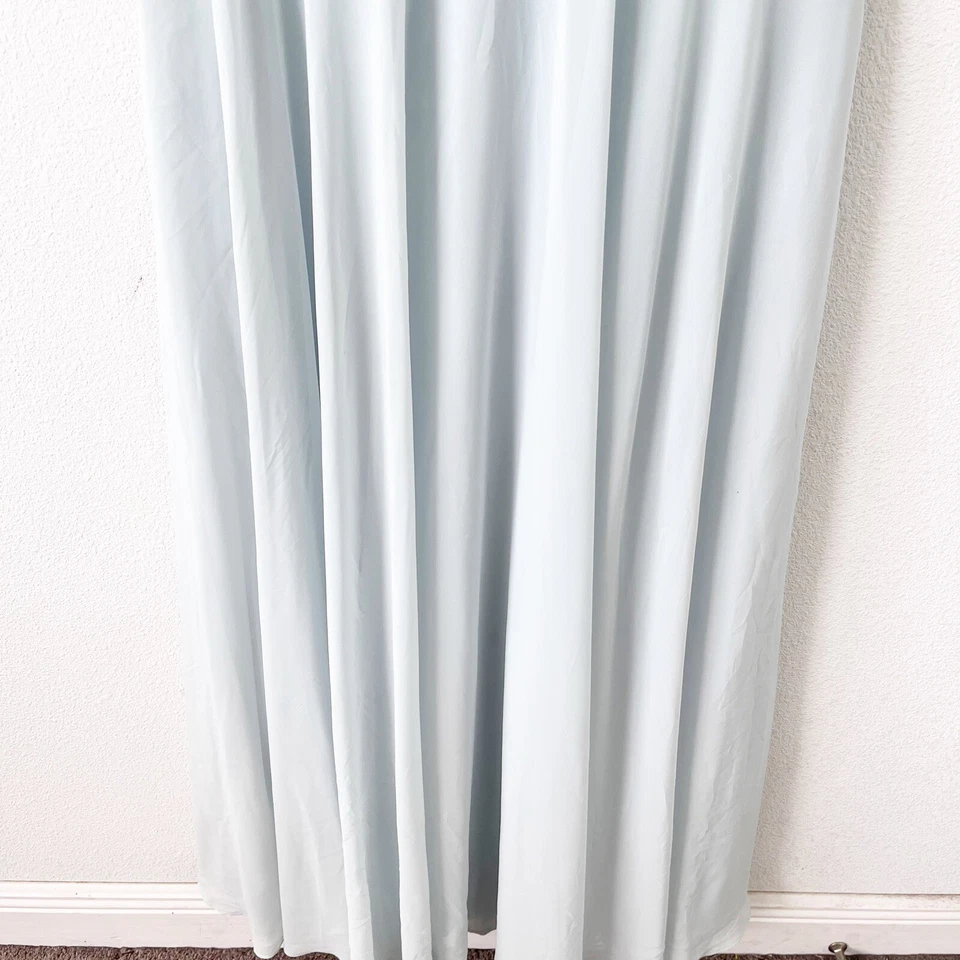 Платье макси длиной до пола Jenny Yoo Collection светло-голубое подружка невесты размер 16 - Изображение 3 из 4