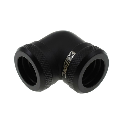 XSPC 14mm Rigid Tubing Elbow Fitting - Matte Black
