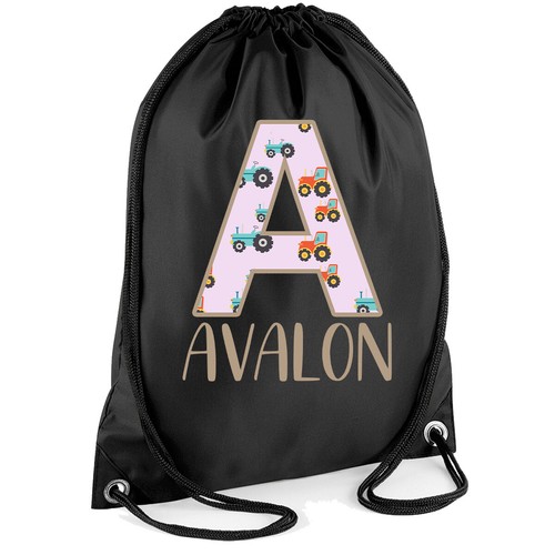 Personalised School Gymsac Any Name Text Boys Girls Back Kids To School #BTC1 - Picture 12 of 21
