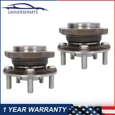 Pair Front Wheel Hub Bearings w/ ABS For Subaru Outback Legacy Forester Impreza