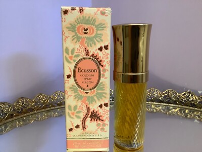 Vintage Jean D  Albert Ecusson Cologne Spray Flacon 2.25 oz Full Boxed perfume