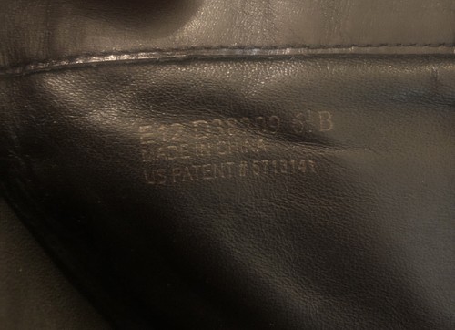 Stivali Cole Haan NikeAir in pelle plateau alti neri tacco alto zip laterale misura 6,5 - Foto 23 di 23