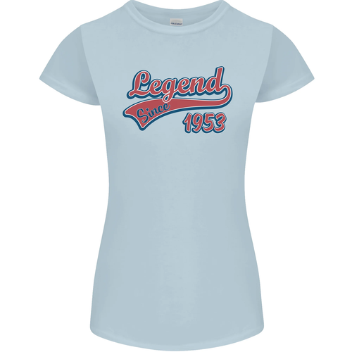 Legend Since 72nd Birthday 1953 Womens Petite Cut T-Shirt - 第 19/60 張圖片