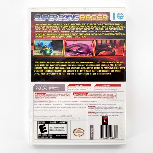 Super Sonic Racer (Nintendo Wii) Complete Tested & Works - Picture 6 of 6