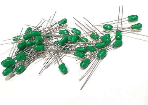 50 x Tantal Polymer ELKO Kondensator Perle Tropfen radial 4,7 uF 10 V - Picture 2 of 2
