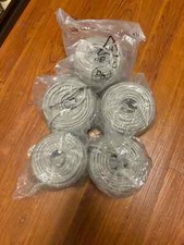 Lorex Cat5e Ethernet Network Cable GRAY 100ft 30m NEW 5 Pack  