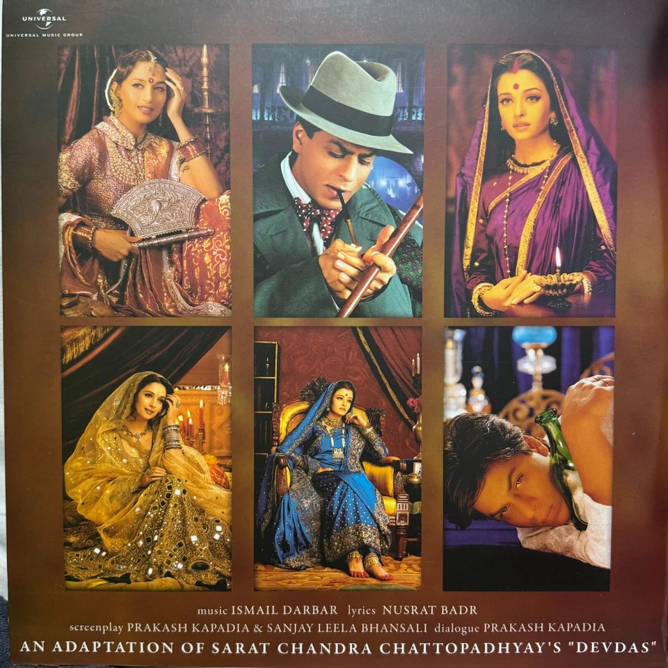 Devdas Vinyl 2 LP Record Set Bollywood Rare Hindi Film Soundtrack Indian Mint — 第 3/4 张图片