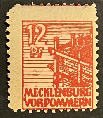 Travelstamps: 1946 Germany Mecklenburg Soviet Zone Stamp Mi