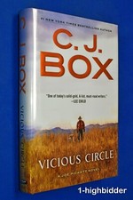 SIGNED! Vicious Circle CJ Box 1st / 1st Edition HCDJ Hardcover Joe Pickett 2017