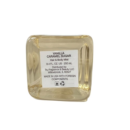 Tru Fragrance Vanilla Caramel Sugar Hair and Body Mist 8.4 fl oz 250ml - Picture 5 of 6
