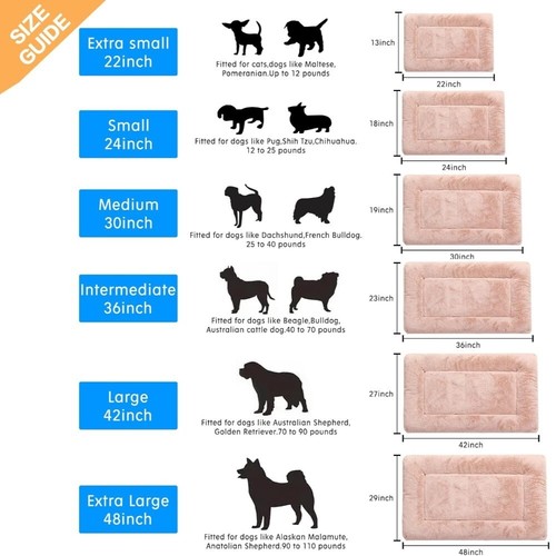 Ultraweiche waschbare Hundekistenunterlage, Anti-Rutsch Zwingermatte für mittlere / große Hunde - Bild 2 von 6