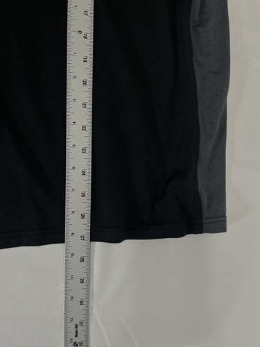 Nike Center Swoosh Mens Dri Fit Workout Shirt Black Short Sleeve Size Large Gym - Picture 9 of 9
