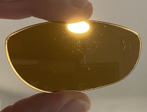 Oakley Monster Dog Gold Iridium Lenses - LENSES ONLY - VERY NICE - Picture 2 of 3
