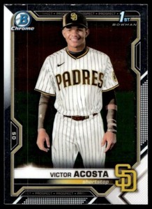 2021 Bowman Chrome Prospects Victor Acosta G4 San Diego Padres #BCP-151