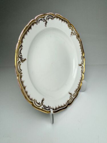 Set 6 alter Teller KPM Berlin 1840-1895 Jahren D 17,5 cm Goldrand - Bild 6 von 8