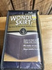 WONDER SKIRT The Easy-to-Use Wrap Around Bedskirt Bed Navy Blue Full Size NEW