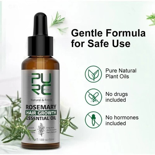PURC 3k Rosemary Oil For Hair growth With Ginger Extract Hair thickening thicker - Picture 9 of 10