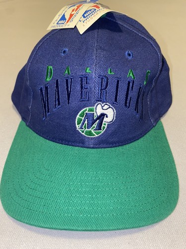 Vintage Twins Dallas Mavericks Hat Blue/Green Adults - Picture 3 of 6
