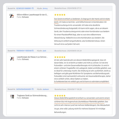 Dispositivo de terapia láser de bajo nivel 880 mW LLLT para dolor de espalda articulación del cuello - Imagen 13 de 16