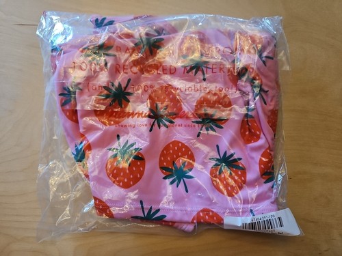NWT HANNA ANDERSSON SUNBLOCK STRAWBERRIES BEGONIA SWIMSUIT TANKINI 150 12 $52 - Picture 4 of 6