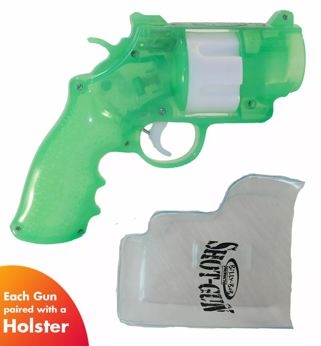 Billy Bob Russian Roulette Shot-Taking Gun Adult Alcohol Drinking LED Party  Game