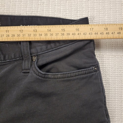 Pantalones de mezclilla Banana Republic Traveler para hombre talla 34x29 negros cómodos elásticos LEER - Imagen 5 de 9