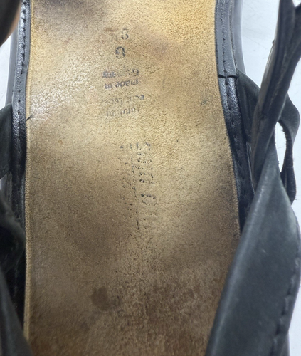 Solidus Luftpoister Natura Leder Sandalen schwarz 8,5G US 10,5/11 Germany Riemchen - Bild 8 von 9