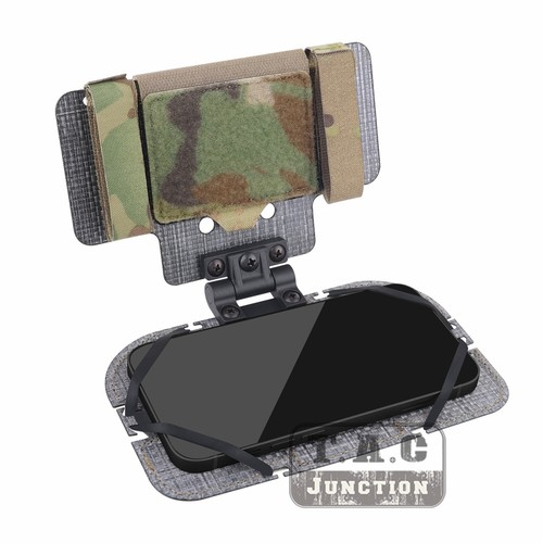 Tactical Vest Phone Holder Carrier Front Admin Cellphone Pouch - Photo 6 sur 26