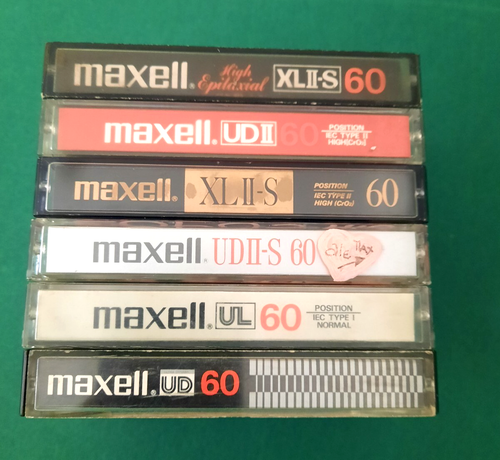 LOT OF 6 MAXELL MUSIC CASSETTES - EXCELLENT CONDITION - Picture 4 of 6