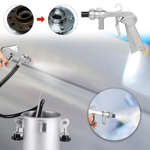 Sand Blasting Gun Sandblaster + Hose + 4 Nozzles Kit for Sandblasting Polishing - Picture 3 of 9