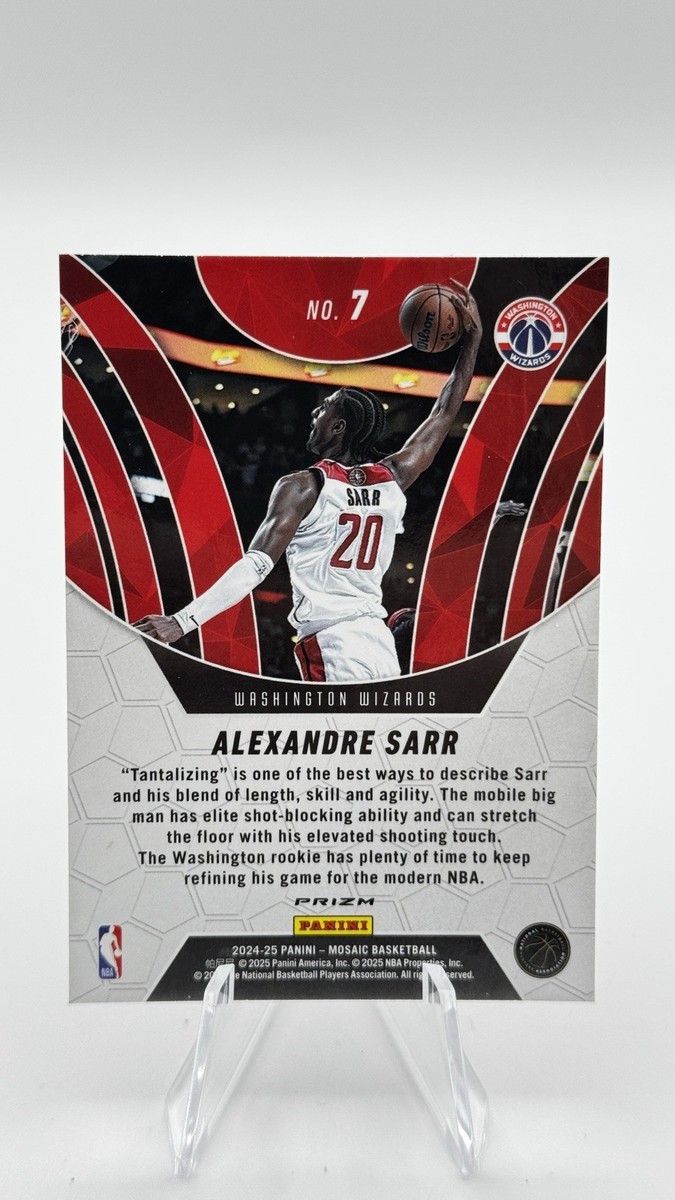 2024-25 Panini Mosaic - Elevate Alexandre Sarr #7 Mosaic