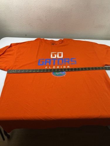 Florida Gators Shirt 3XL Gray Graphic Tee Logo Short Sleeve Cotton Blend Mens - Picture 4 of 7
