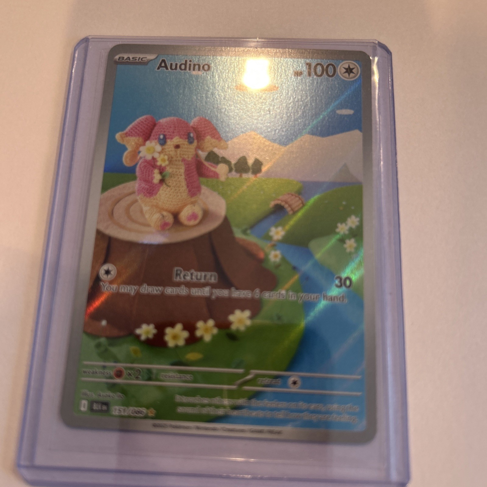Audino 151/086 Black Bolt Pokemon Card (MINT)