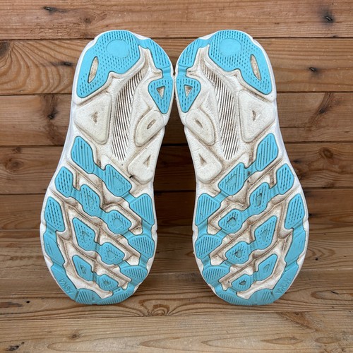 Hoka One One Turnschuhe Damen Größe UK 6,5 Clifton 9 weiß kupfer Laufschuhe - Bild 7 von 13