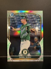 2023 Bowman Chrome Daniel Susac 1st Lunar Glow Refractor #BCP-5