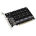 For PCIe X16 Adapter Card 4 Port for M2 NVMe SSD High Speed Expansion Solution