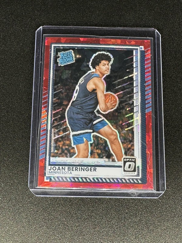 2025-26 Donruss #11 Joan Beringer Optic Red Cracked Ice Rated Rookie
