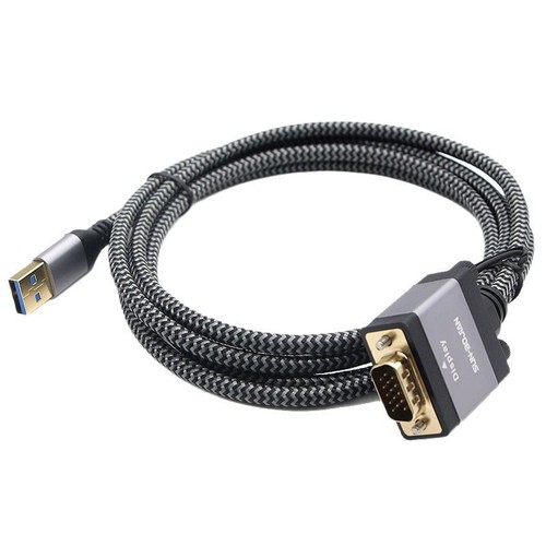 2m USB 3 0 to VGA Cable for Extended Display with Laptops and Projectors - Photo 6/8