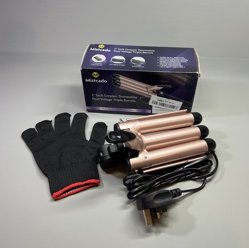 Mistcado 3 Barrel Lockenstab Hair Waver 25 mm Eisen faltbar lose Beachy Wellen - Bild 14 von 24