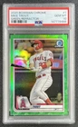MIKE TROUT PSA 10 2020 BOWMAN CHROME #1 GREEN REFRACTOR 13/99 ANGELS