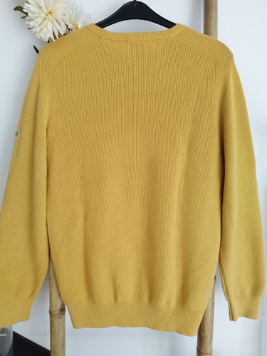 XXL 48 50 Brax Strickpullover Pullover Merino Wolle gelb senfgelb ocker Pulli - Bild 5 von 6