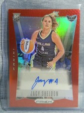 2024 PANINI PRIZM WNBA JACY SHELDON ROOKIE  #TB-JS  AUTO ORANGE (LIMITED 22/99)