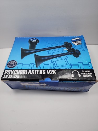 HornBlasters PsychoBlasters V2 Kit de bocina de aire eléctrica fuerte para camión - Compacto - Imagen 1 de 4